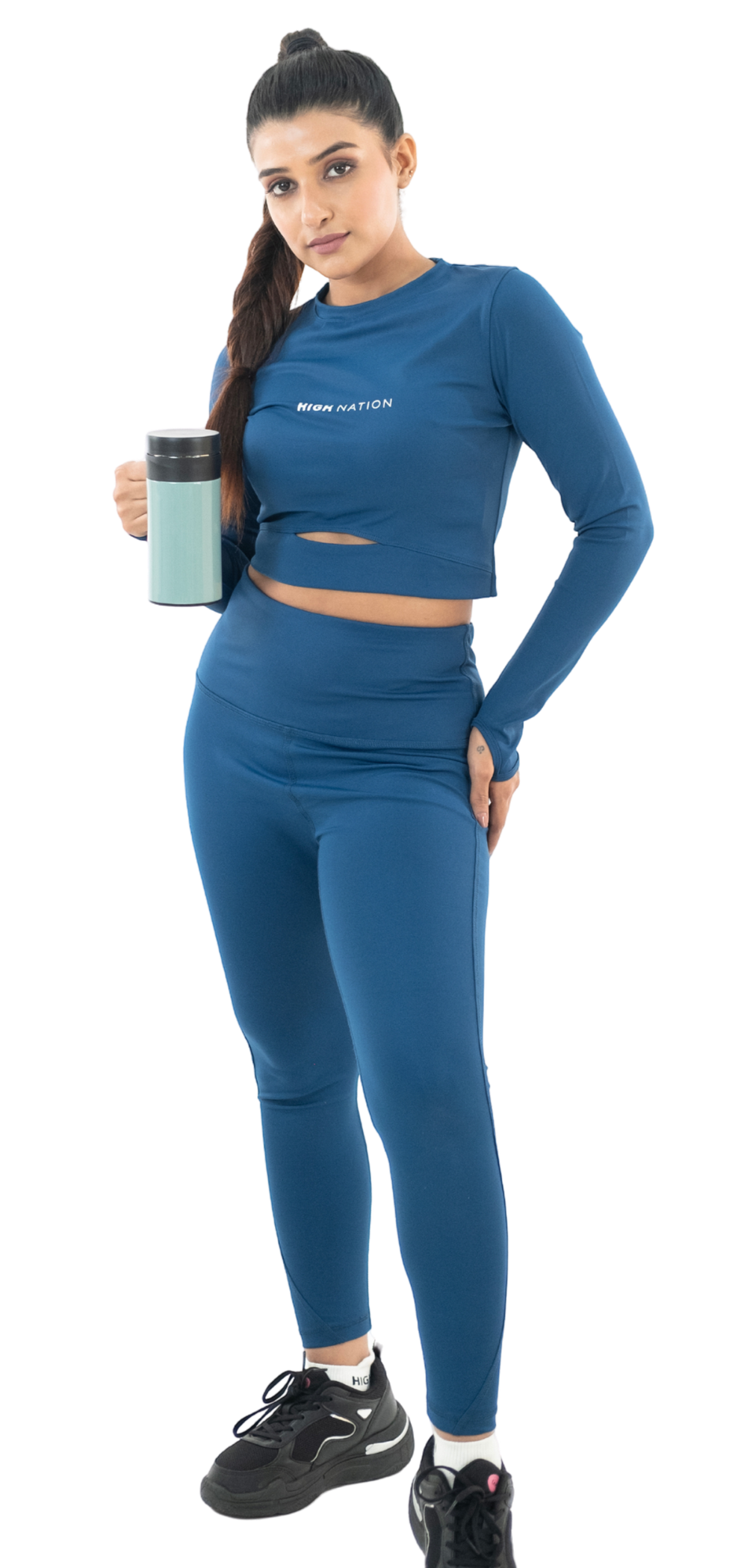AirForce Blue Active Co-ord Set - HNAthleisure