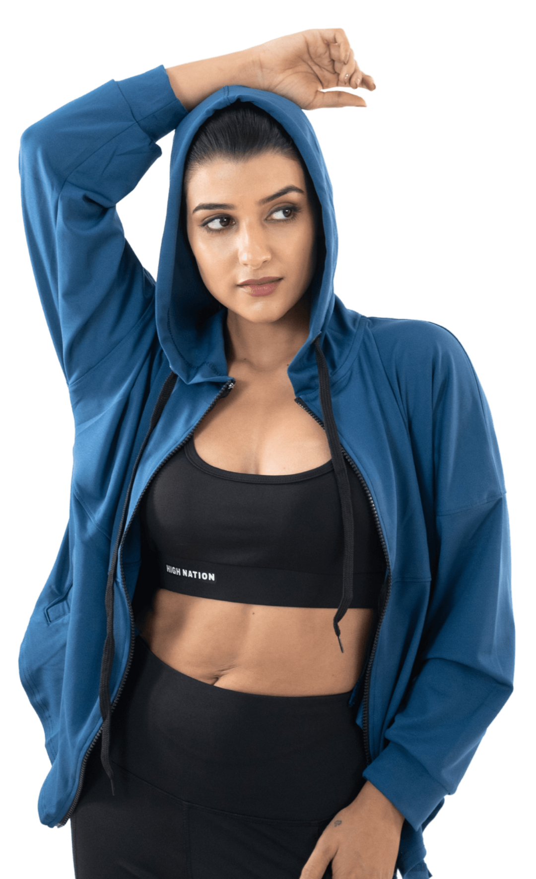 AirForce Blue Primary Hooded Jacket - HNAthleisure