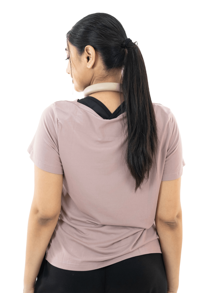 Ashrose Pink EEZY Tee - HNAthleisure