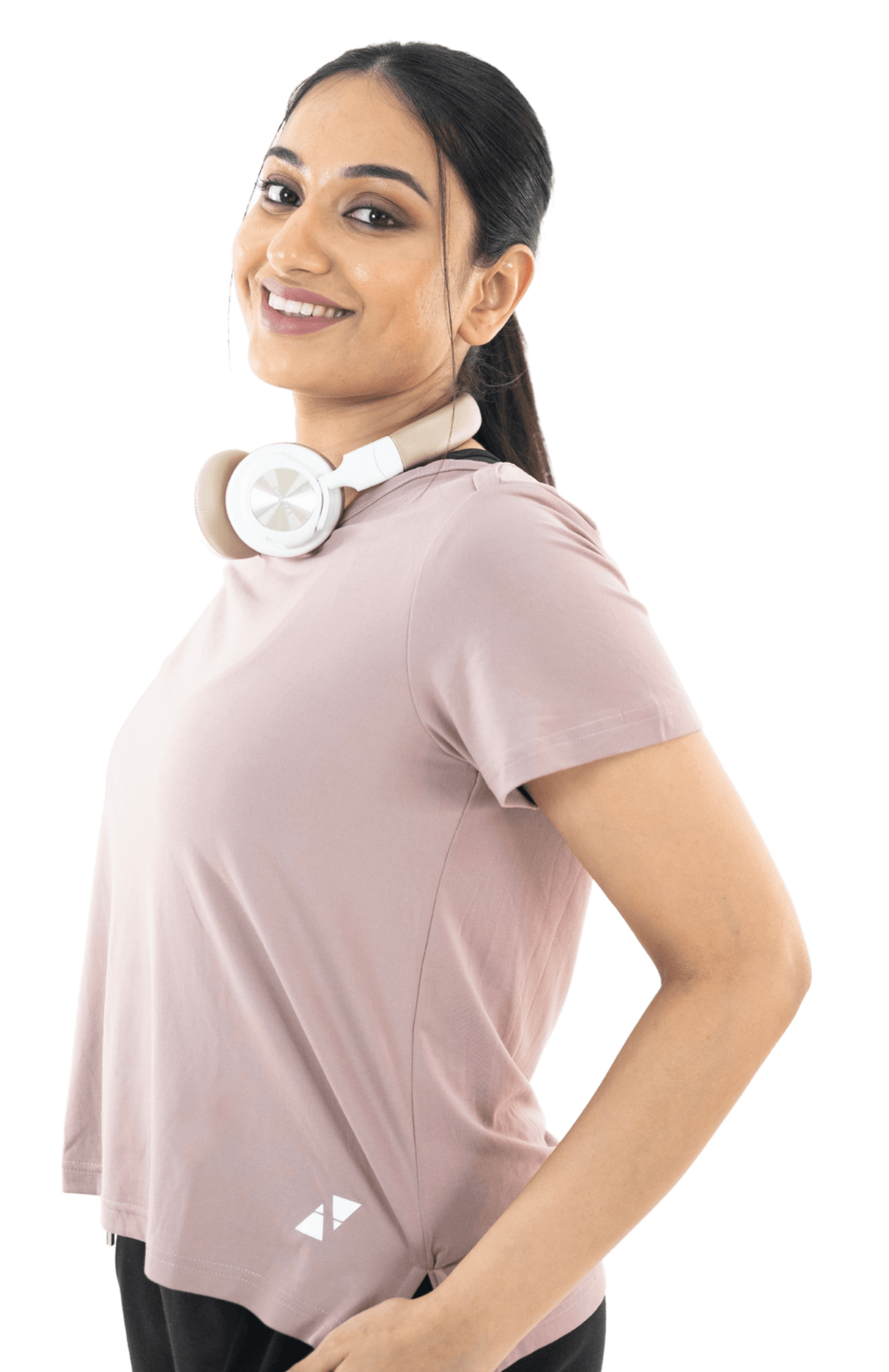Ashrose Pink EEZY Tee - HNAthleisure