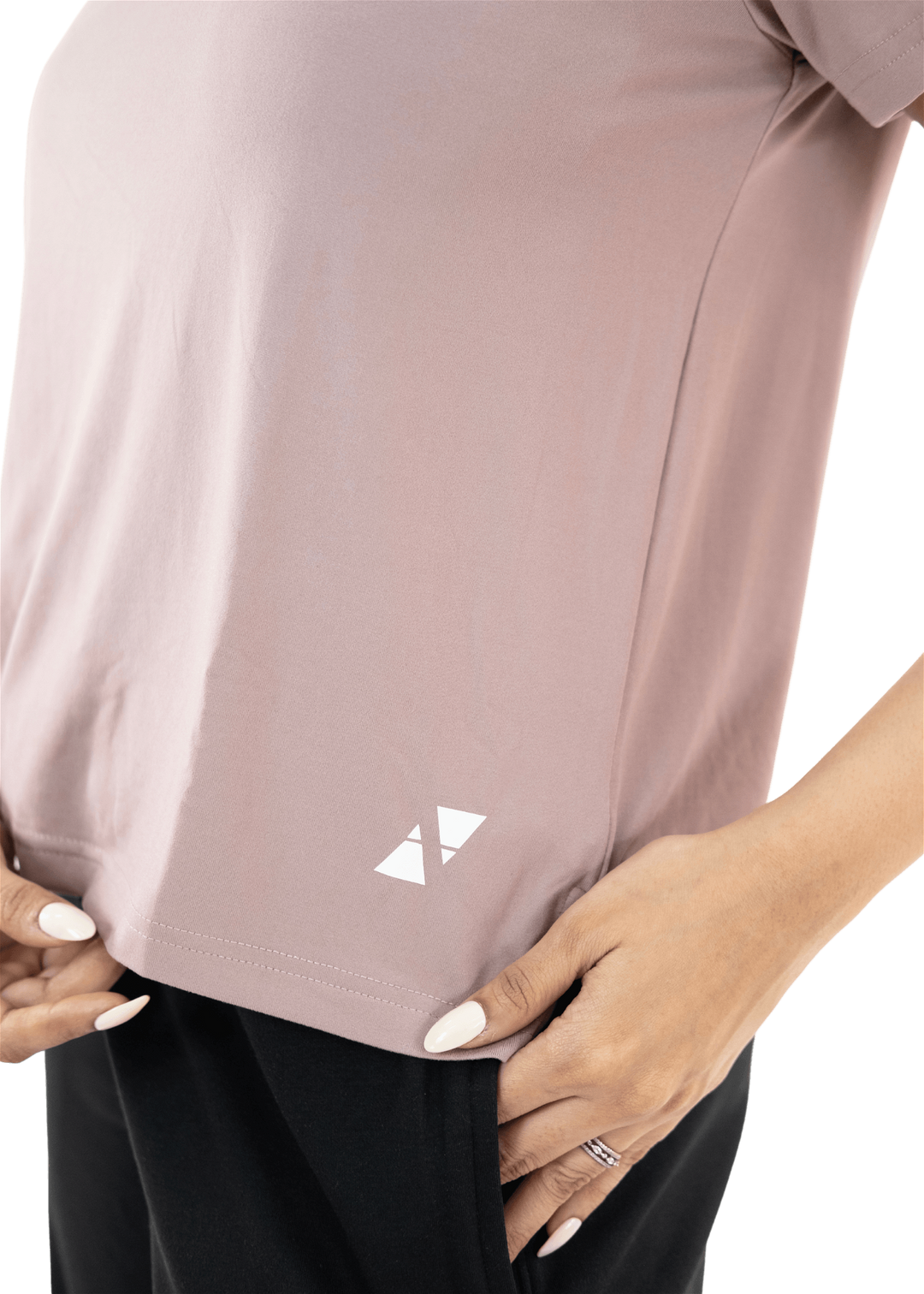Ashrose Pink EEZY Tee - HNAthleisure