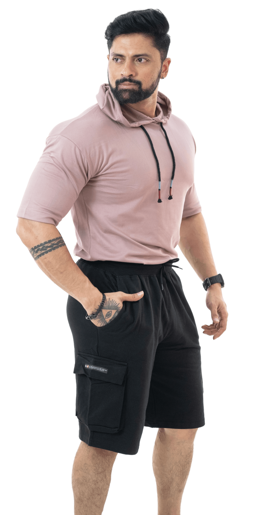 Black Essential Cargo Shorts - HNAthleisure