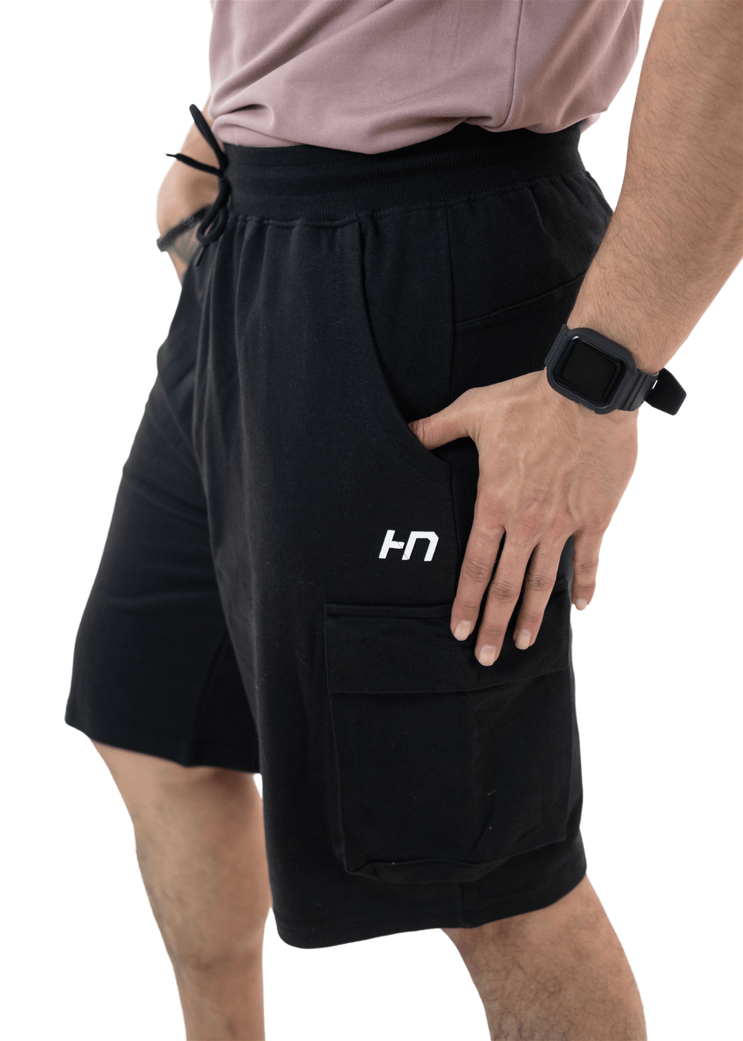 Black Essential Cargo Shorts - HNAthleisure