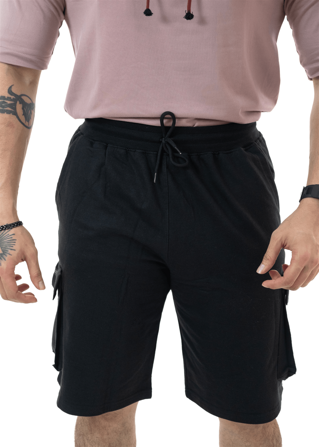 Black Essential Cargo Shorts - HNAthleisure