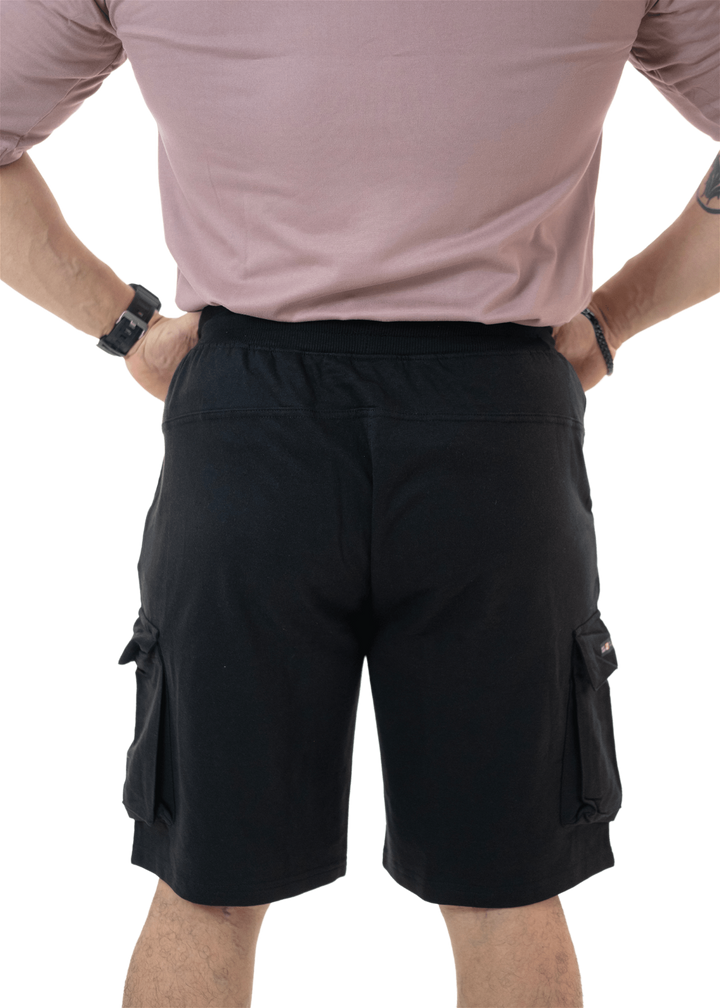 Black Essential Cargo Shorts - HNAthleisure