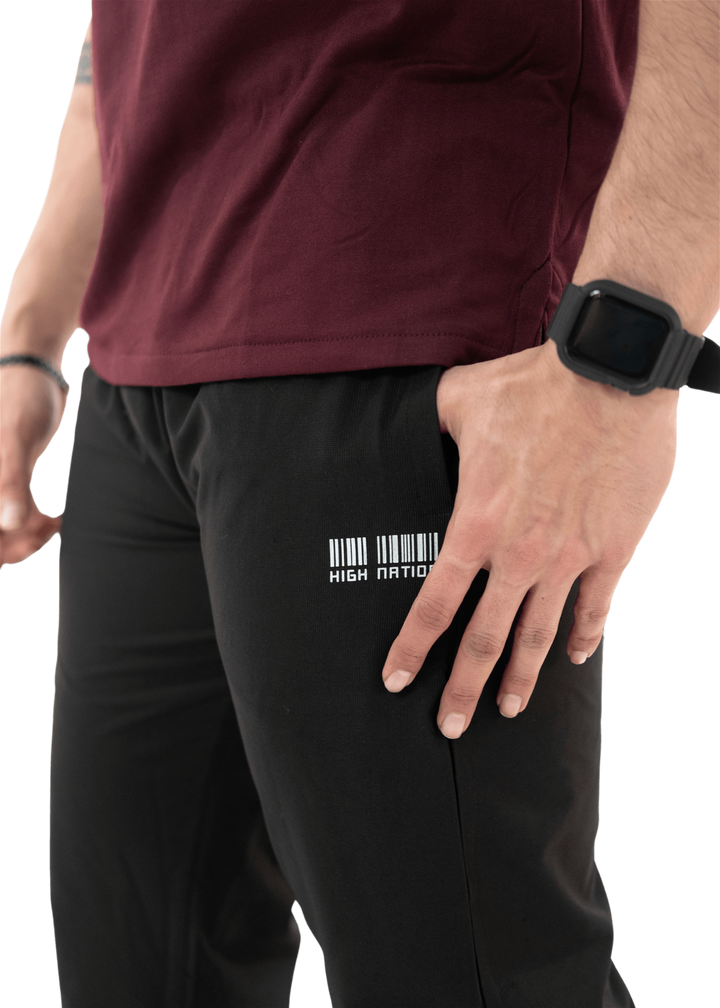 Black Feather Run Joggers - HNAthleisure