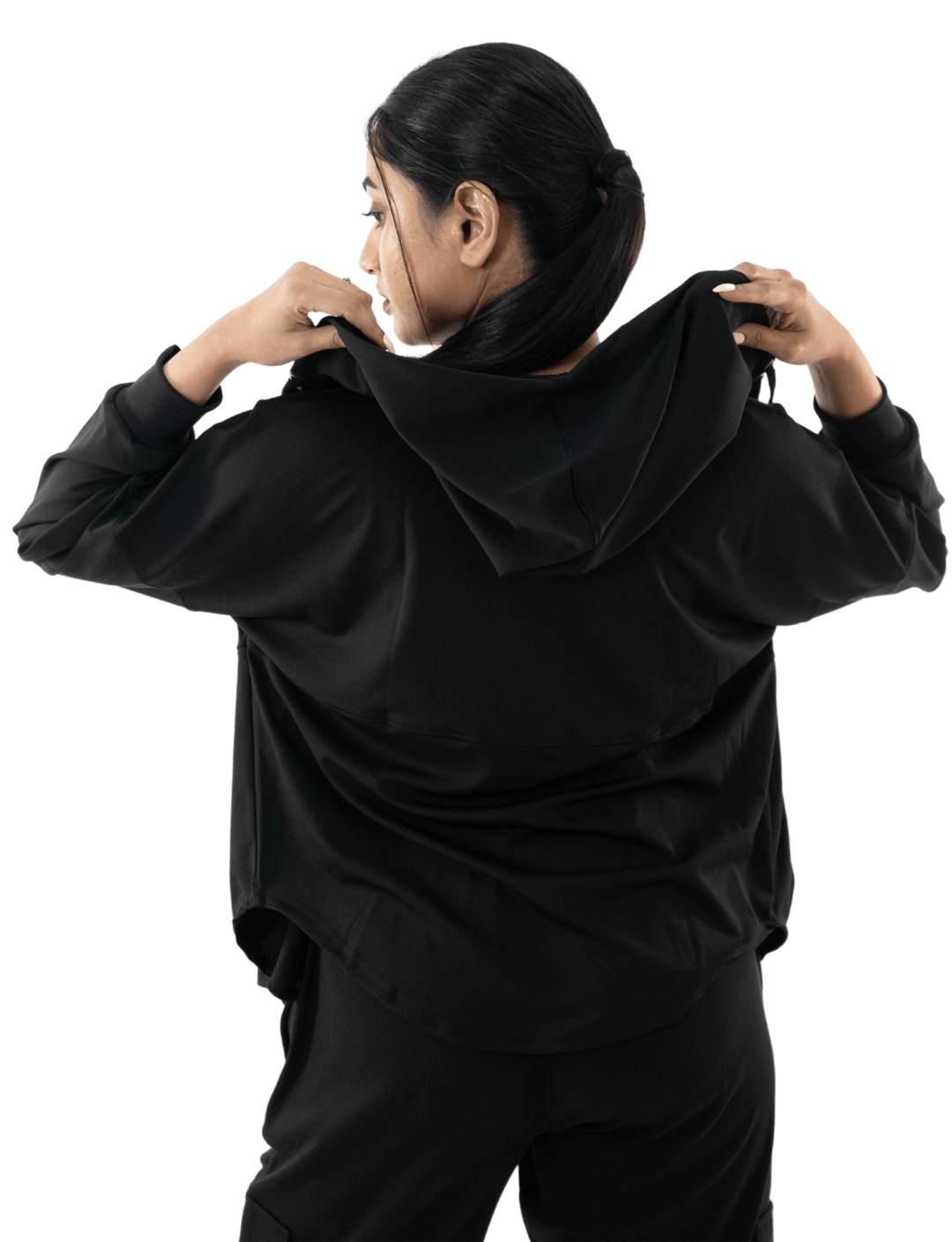 Black Primary Hooded Jacket - HNAthleisure