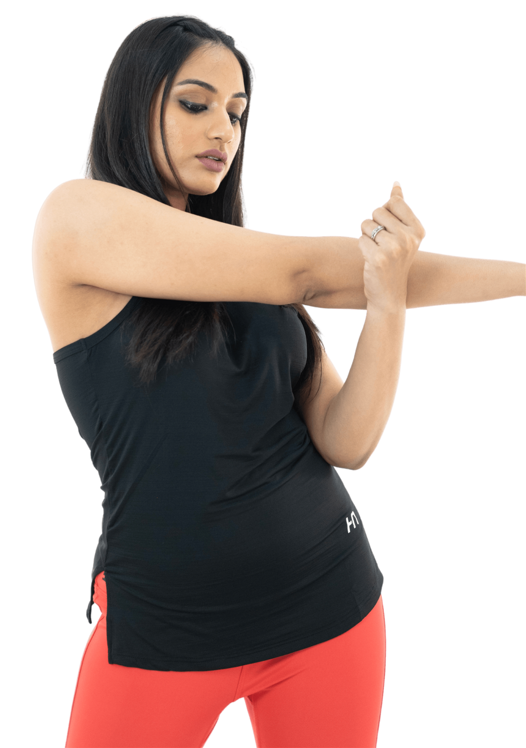 Black Solid Tank Top - HNAthleisure