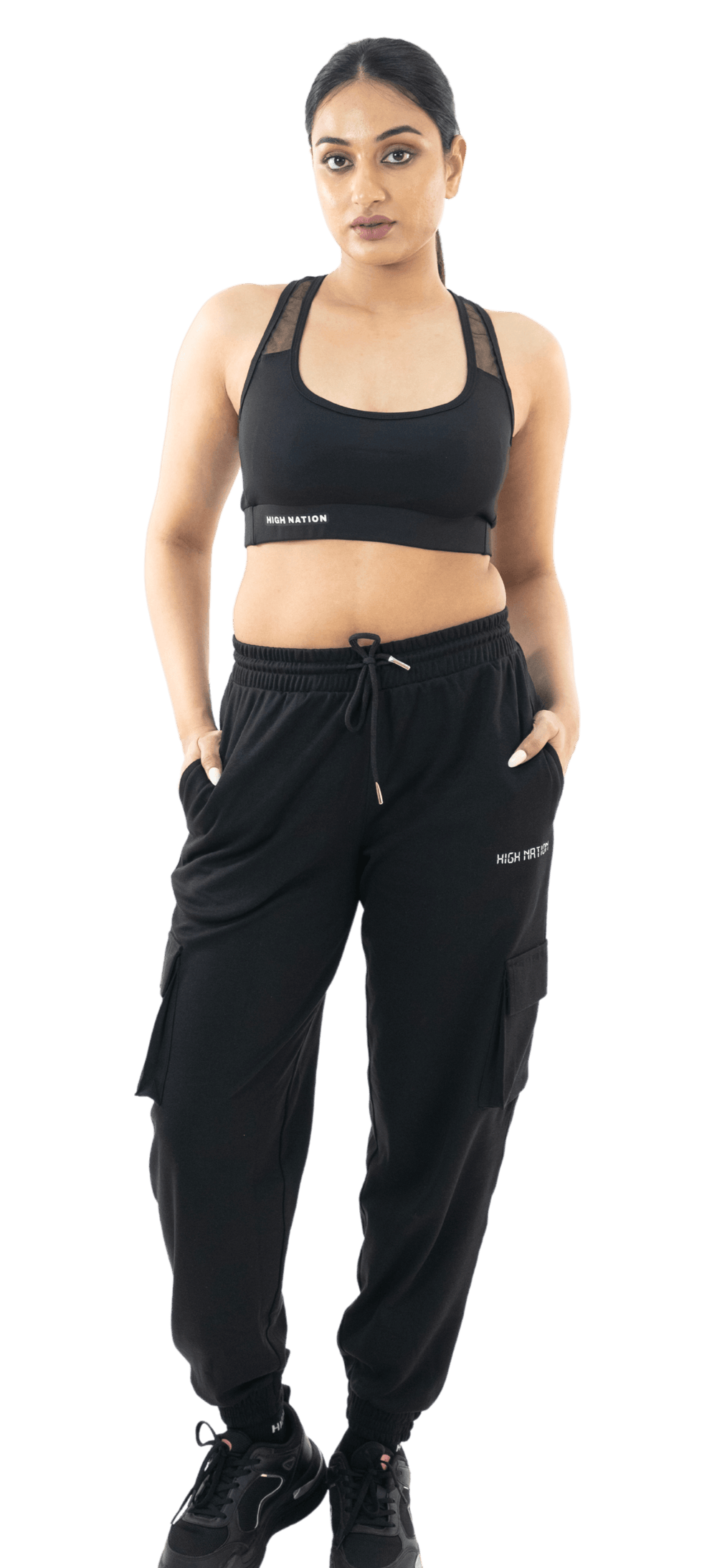 Black Utility Cargo Joggers - HNAthleisure