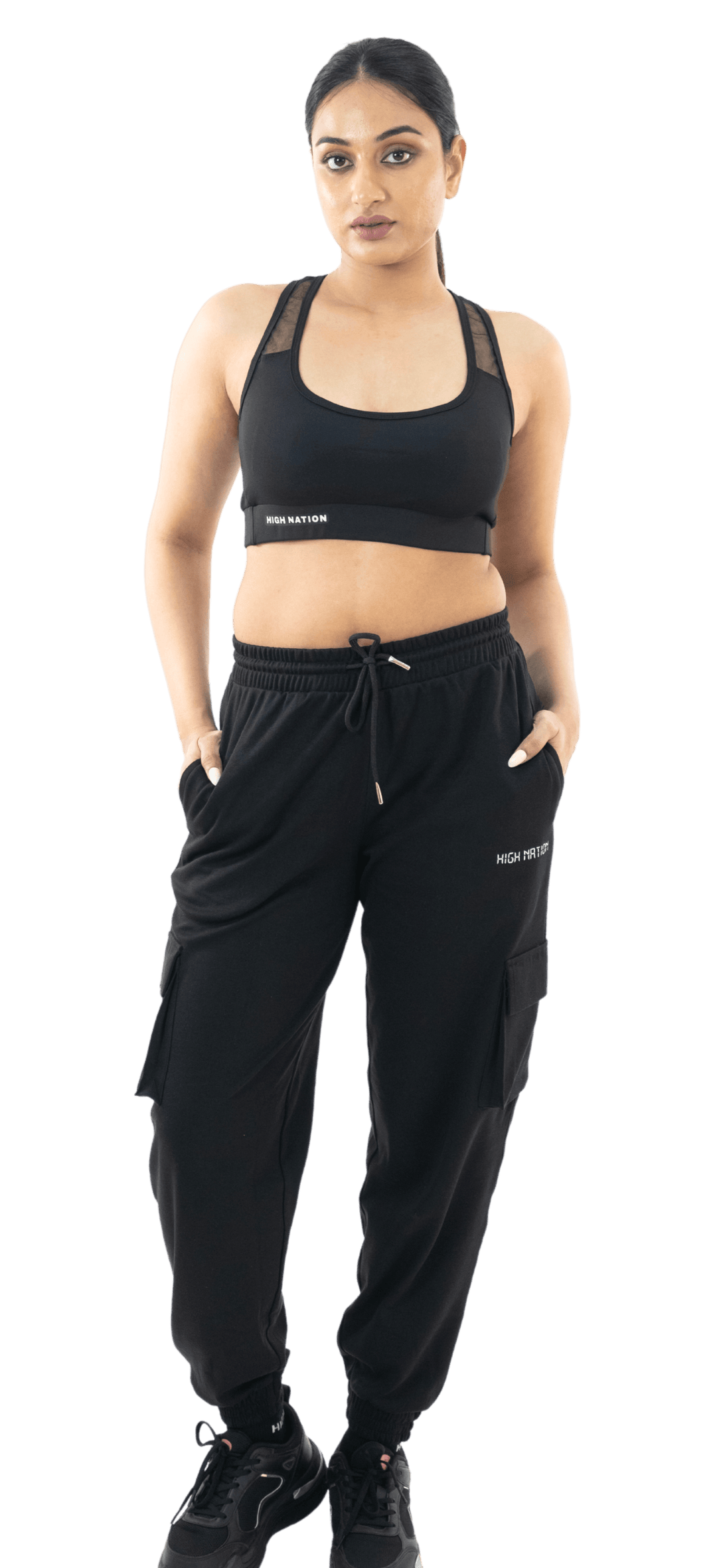 Black Utility Cargo Joggers - HNAthleisure