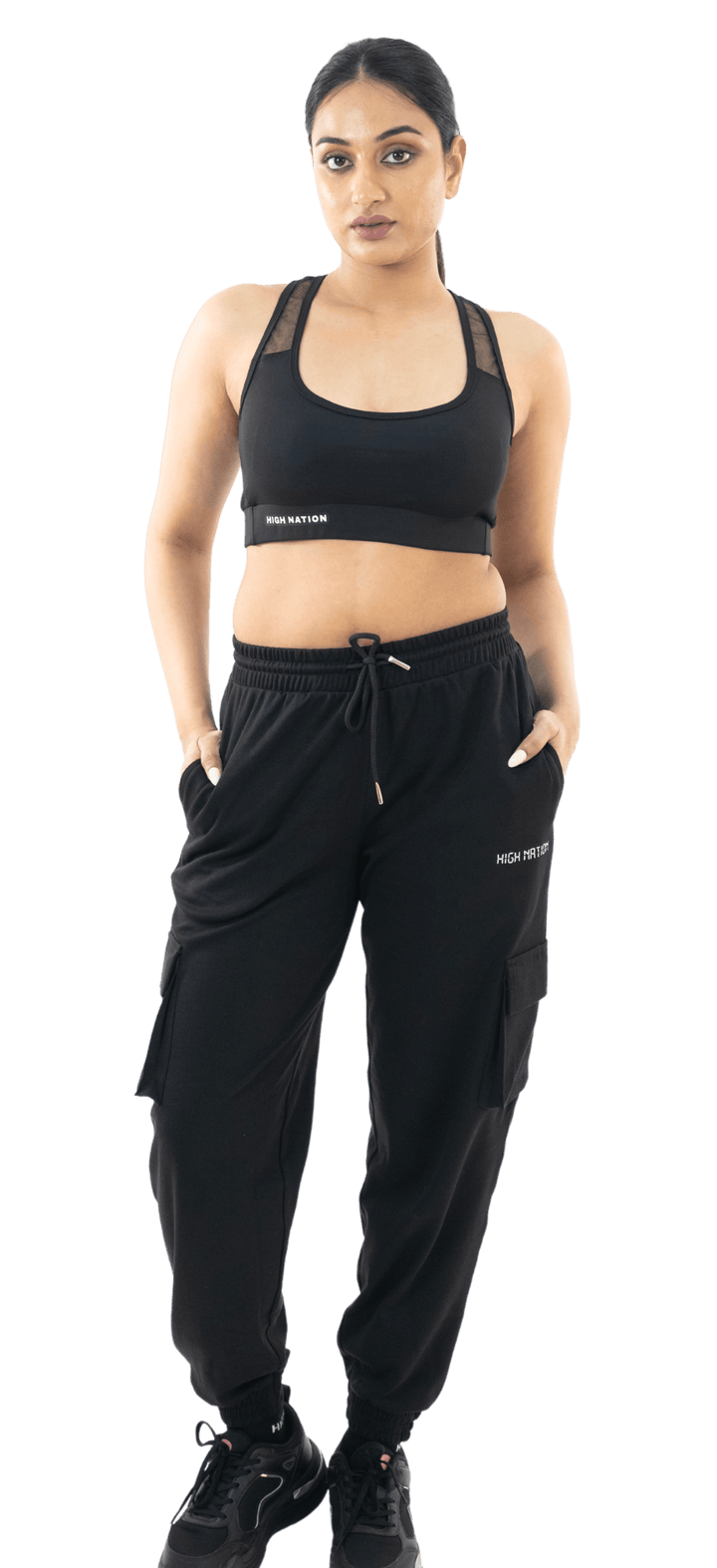 Black Utility Cargo Joggers - HNAthleisure