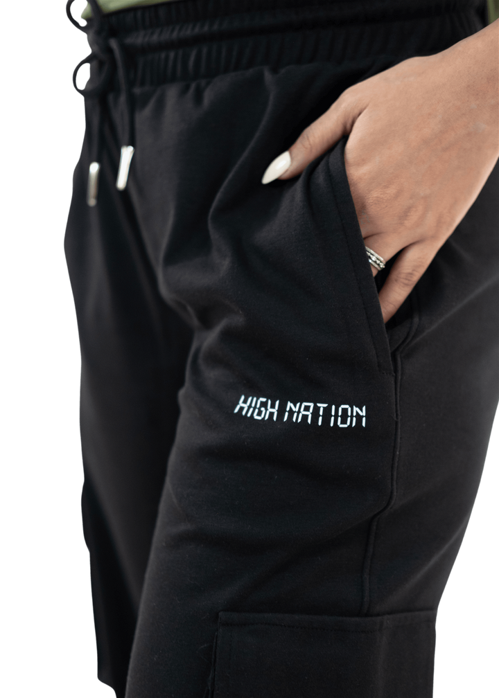 Black Utility Cargo Joggers - HNAthleisure
