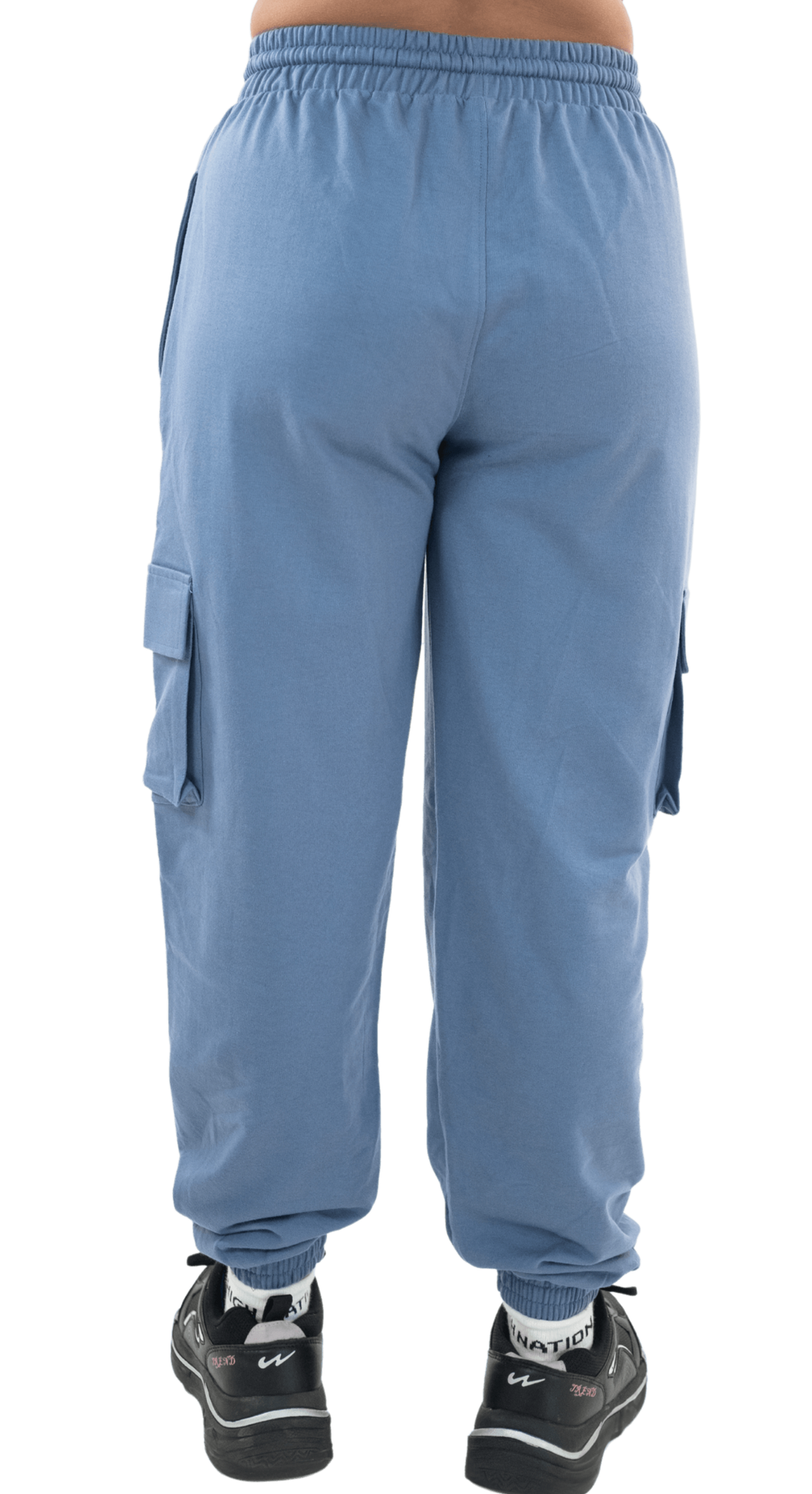 Blue Utility Cargo Joggers - HNAthleisure