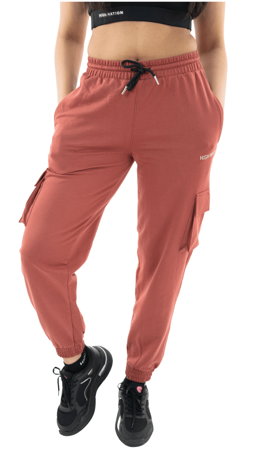 Brown Utility Cargo Joggers - HNAthleisure