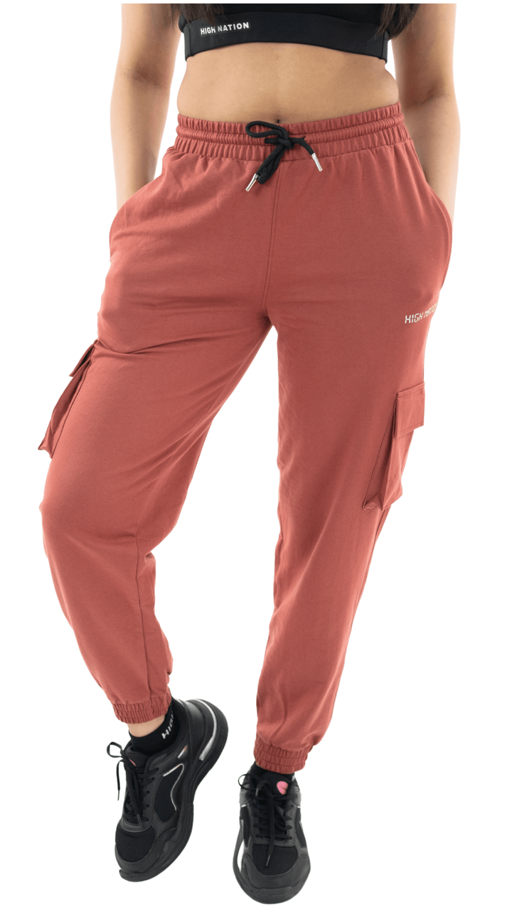 Brown Utility Cargo Joggers - HNAthleisure