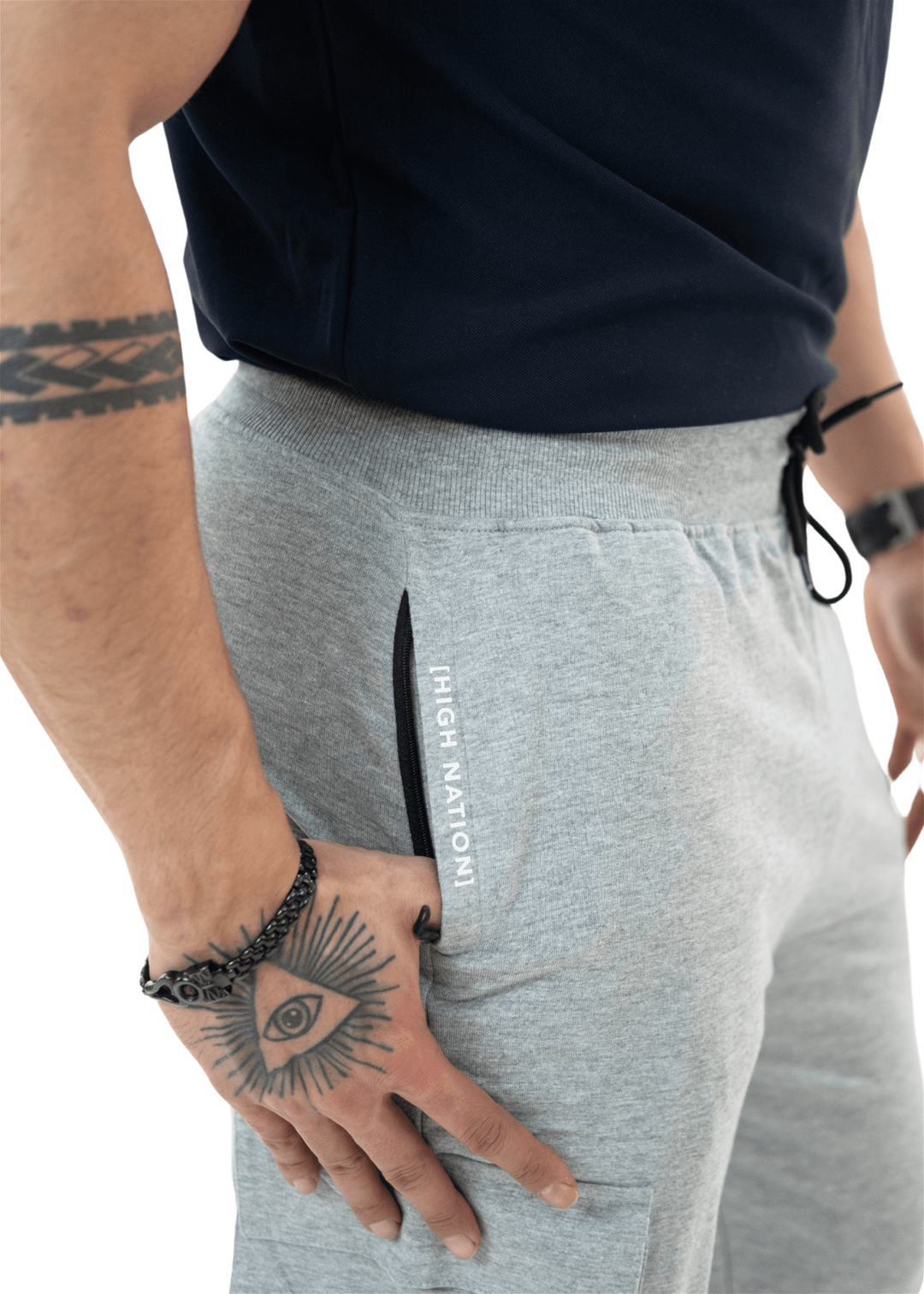 Grey Melange The Ultimate Cargo Joggers - HNAthleisure