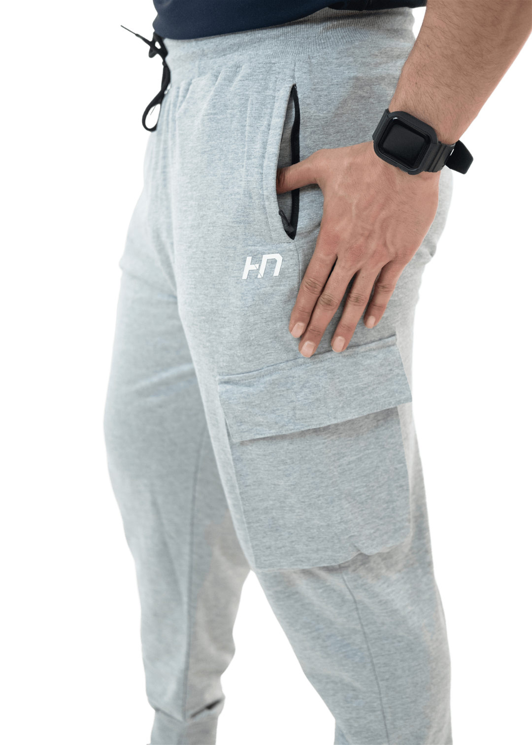 Grey Melange The Ultimate Cargo Joggers - HNAthleisure