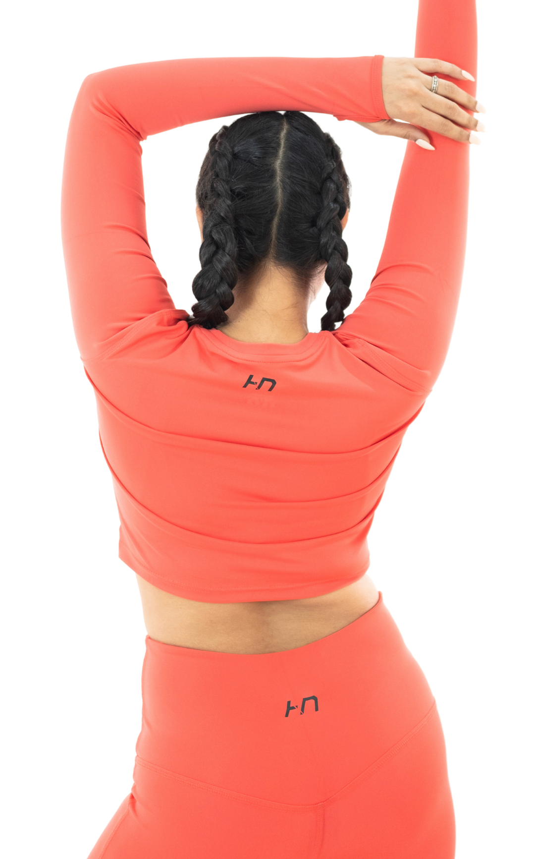 Hot Coral Orange Legging - HNAthleisure