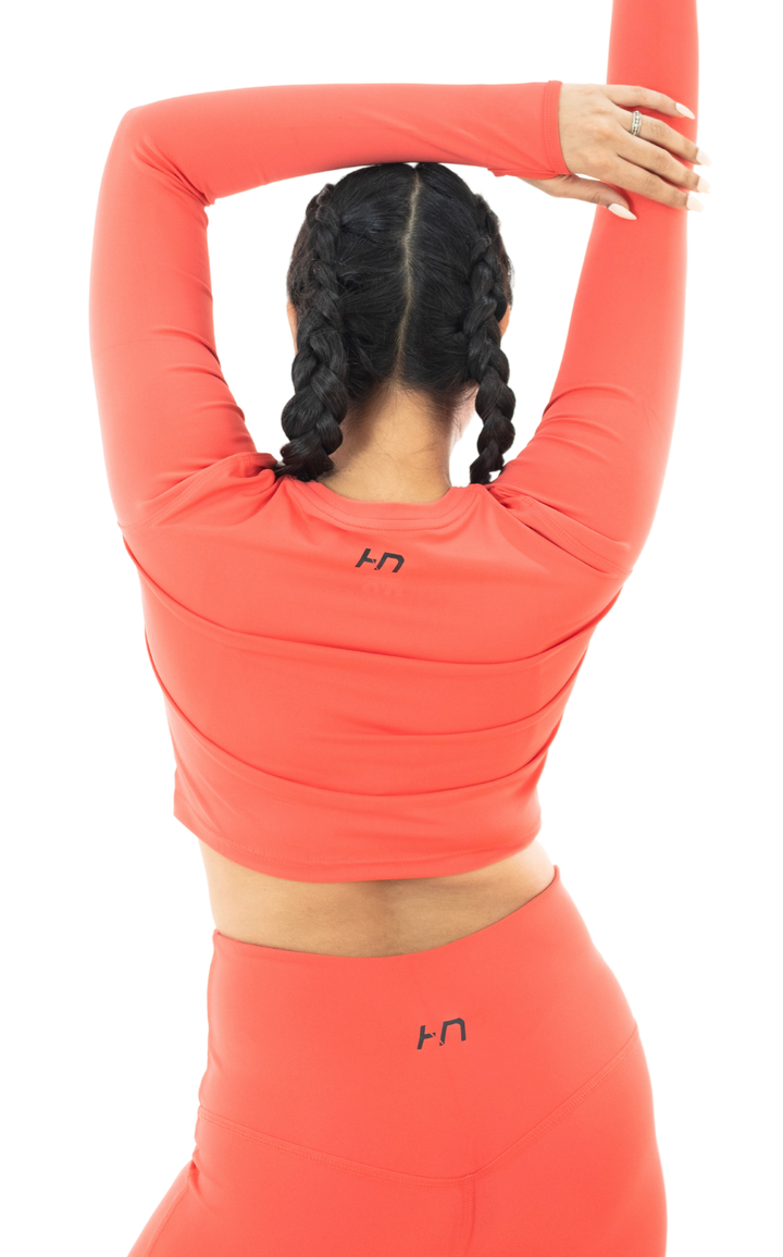 Hot Coral Orange Legging - HNAthleisure