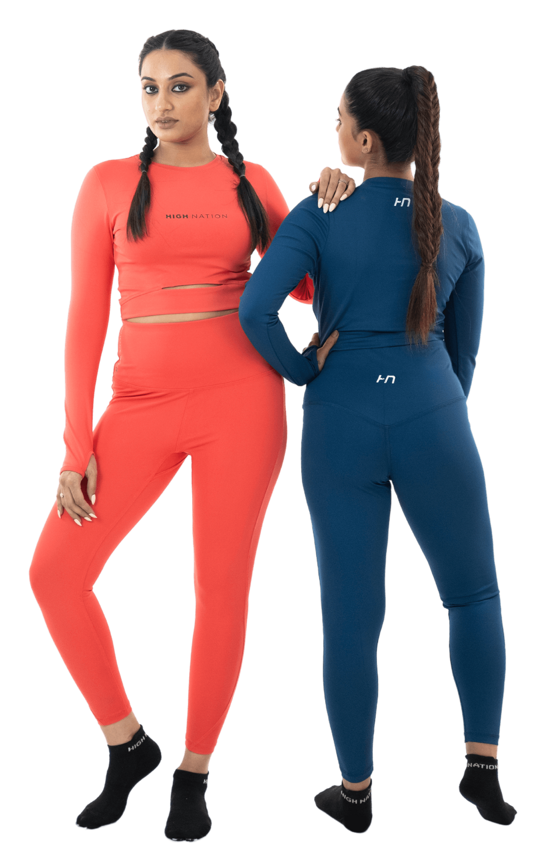 Hot Coral Orange Legging - HNAthleisure