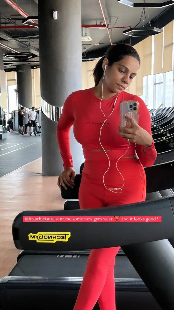 Hot Coral Orange Legging - HNAthleisure