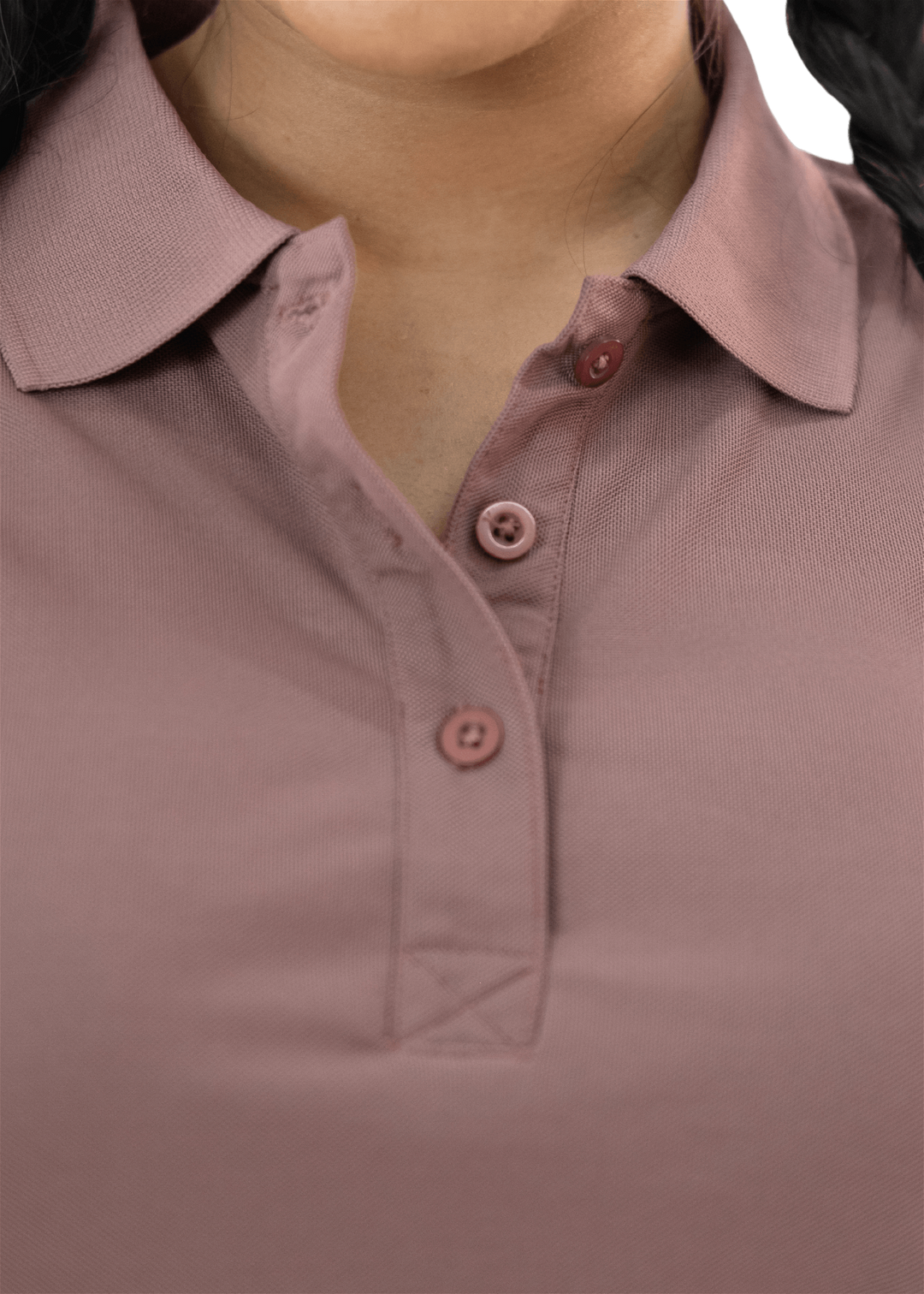 Mauve Brown Mars Polo Tee - HNAthleisure