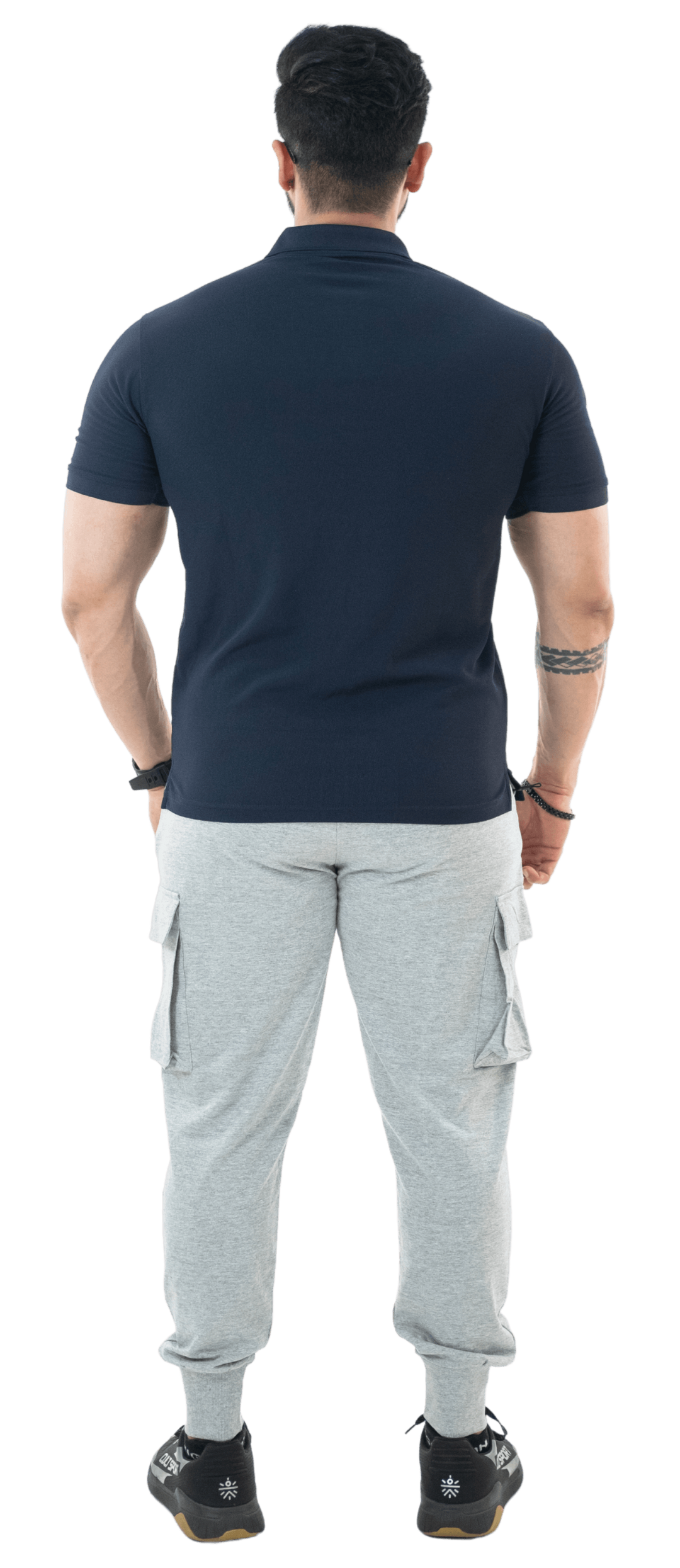 Navy Blue Mars Polo T-shirt - HNAthleisure