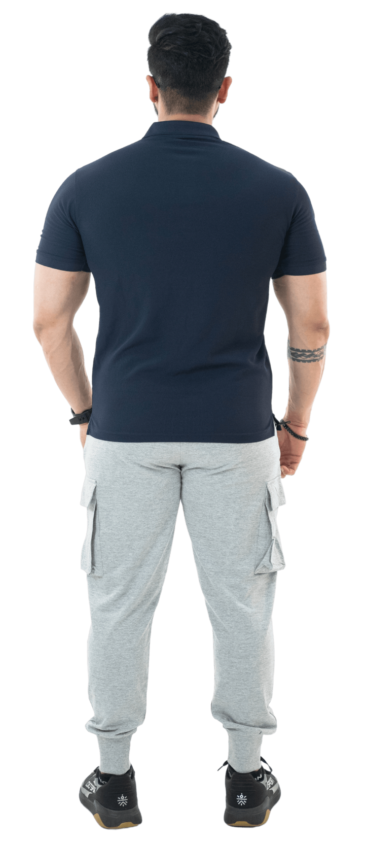 Navy Blue Mars Polo T-shirt - HNAthleisure
