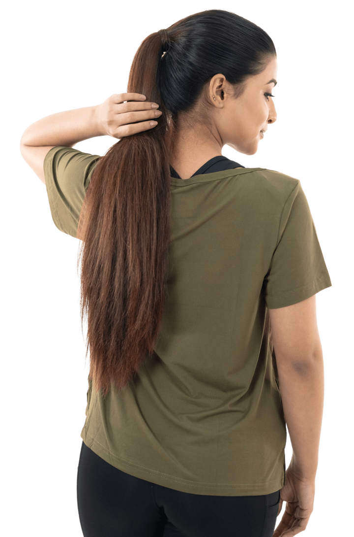 Olive Green EEZY Tee - HNAthleisure
