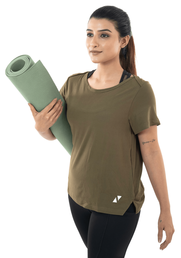 Olive Green EEZY Tee - HNAthleisure