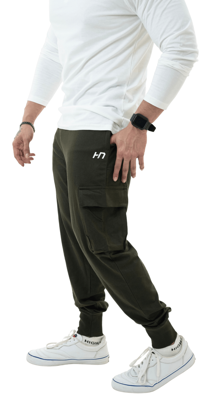 Olive Green The Ultimate Cargo Joggers - HNAthleisure