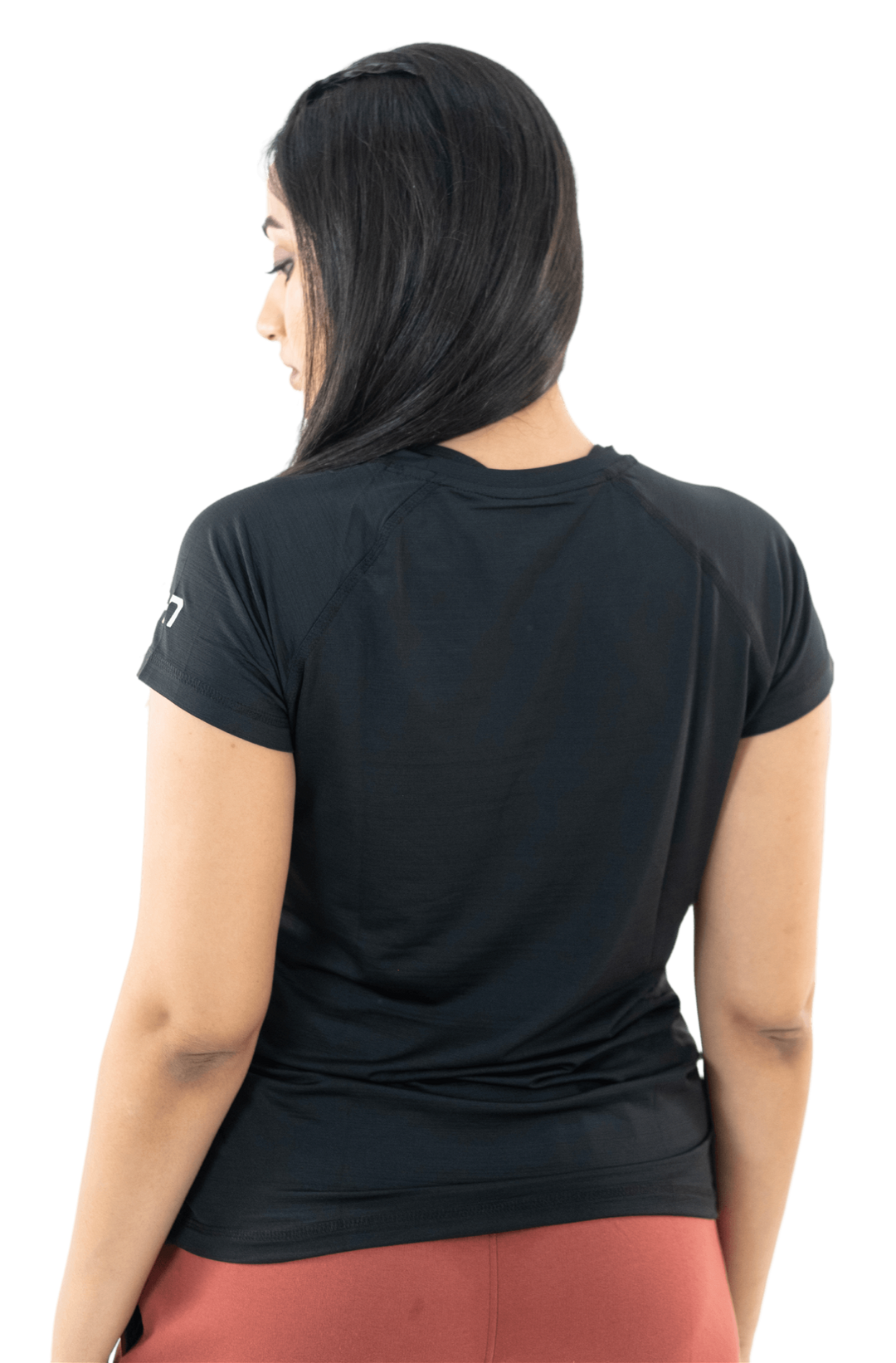 SOuLL Active Black Half Sleeves T-Shirt - HNAthleisure