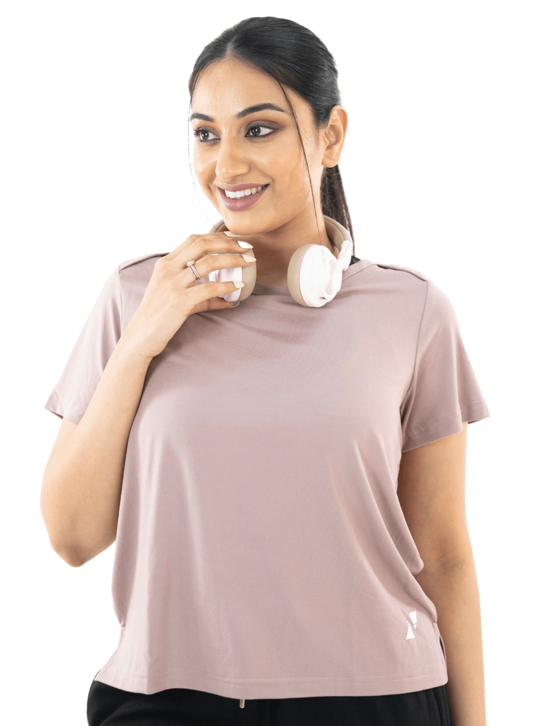 Ashrose Pink EEZY Tee - HNAthleisure