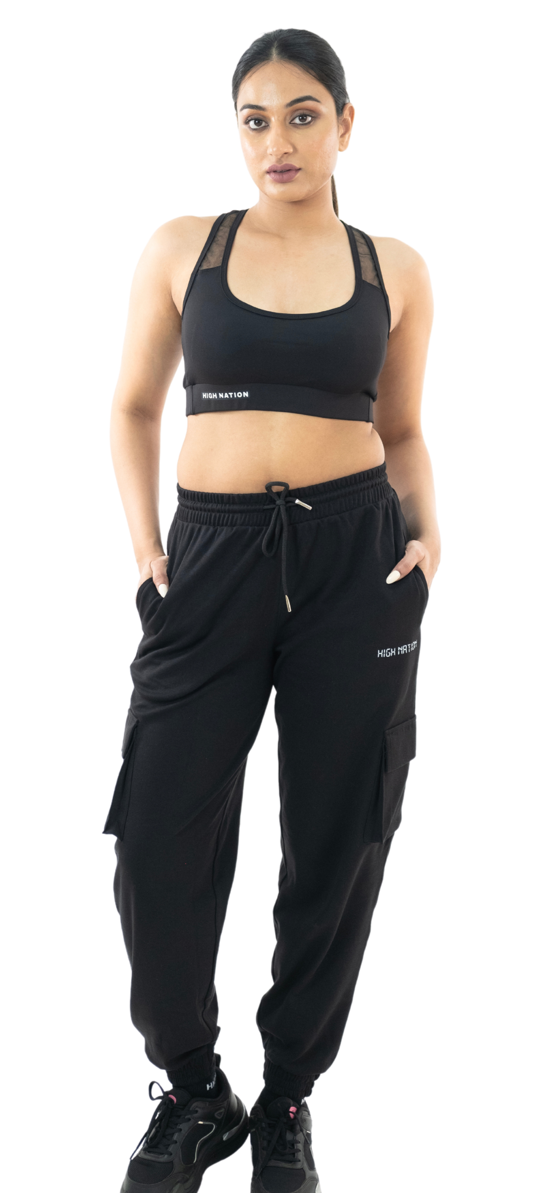 Black Utility Cargo Joggers - HNAthleisure