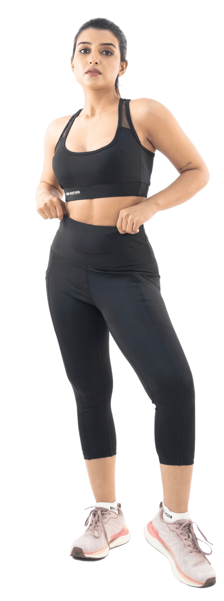 Black Capri Pant - High Waist Capri Pants for Gym, Yoga and