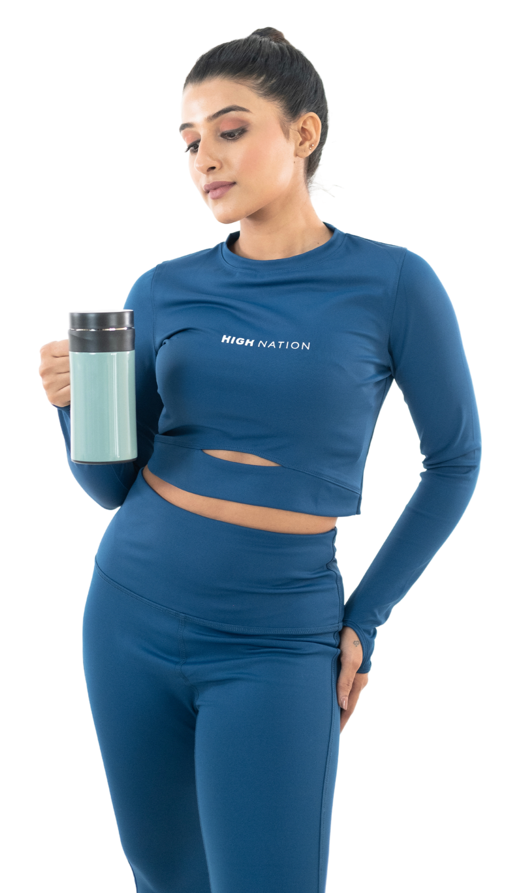 AirForce Blue Active Co-ord Set - HNAthleisure