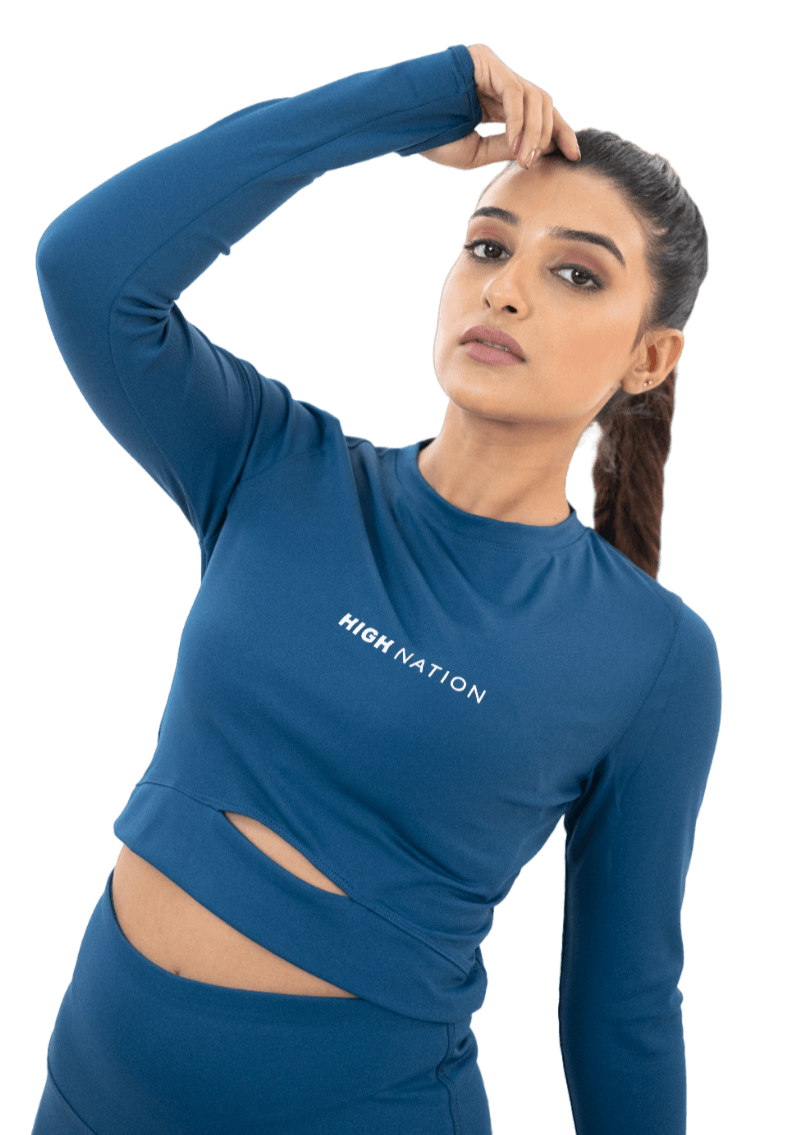 AirForce Blue Active Co-ord Set - HNAthleisure