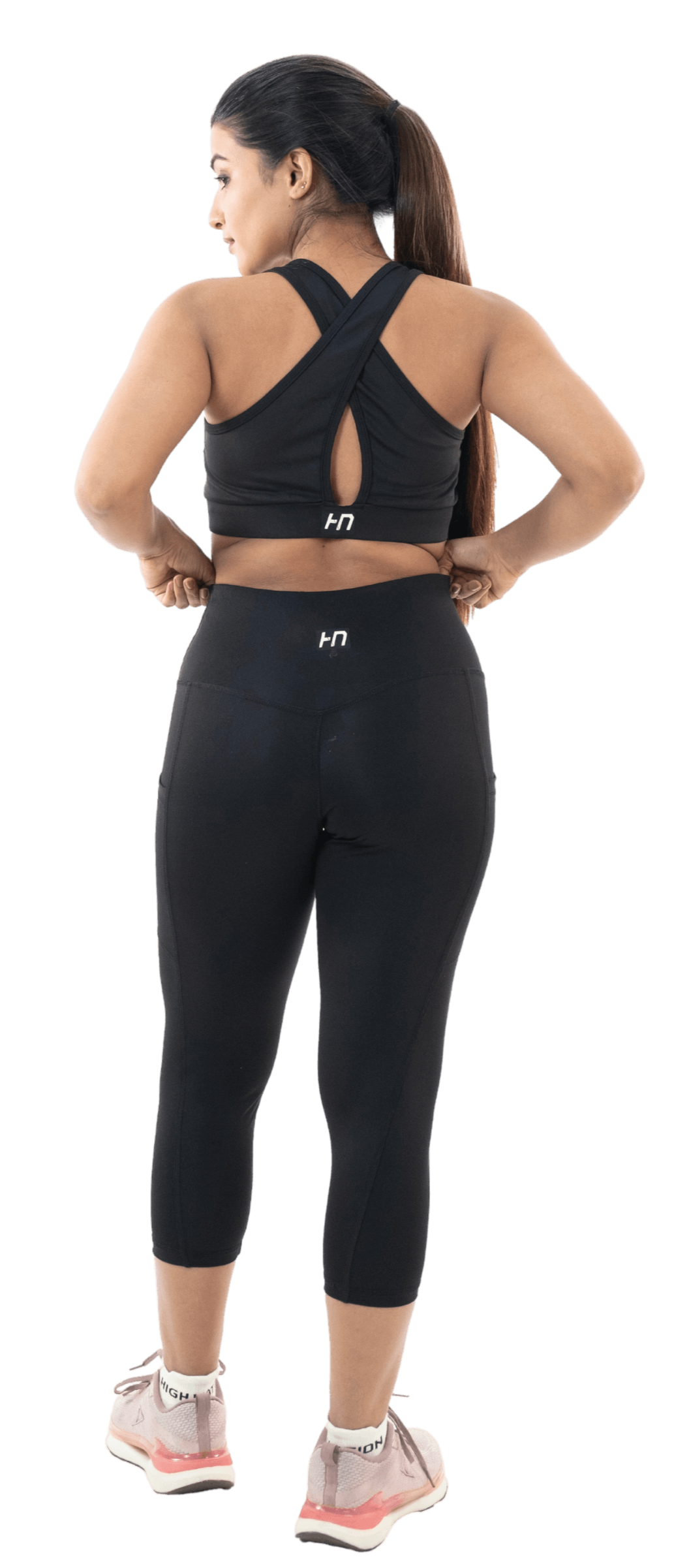 Black High Waist Capri Pant - HNAthleisure