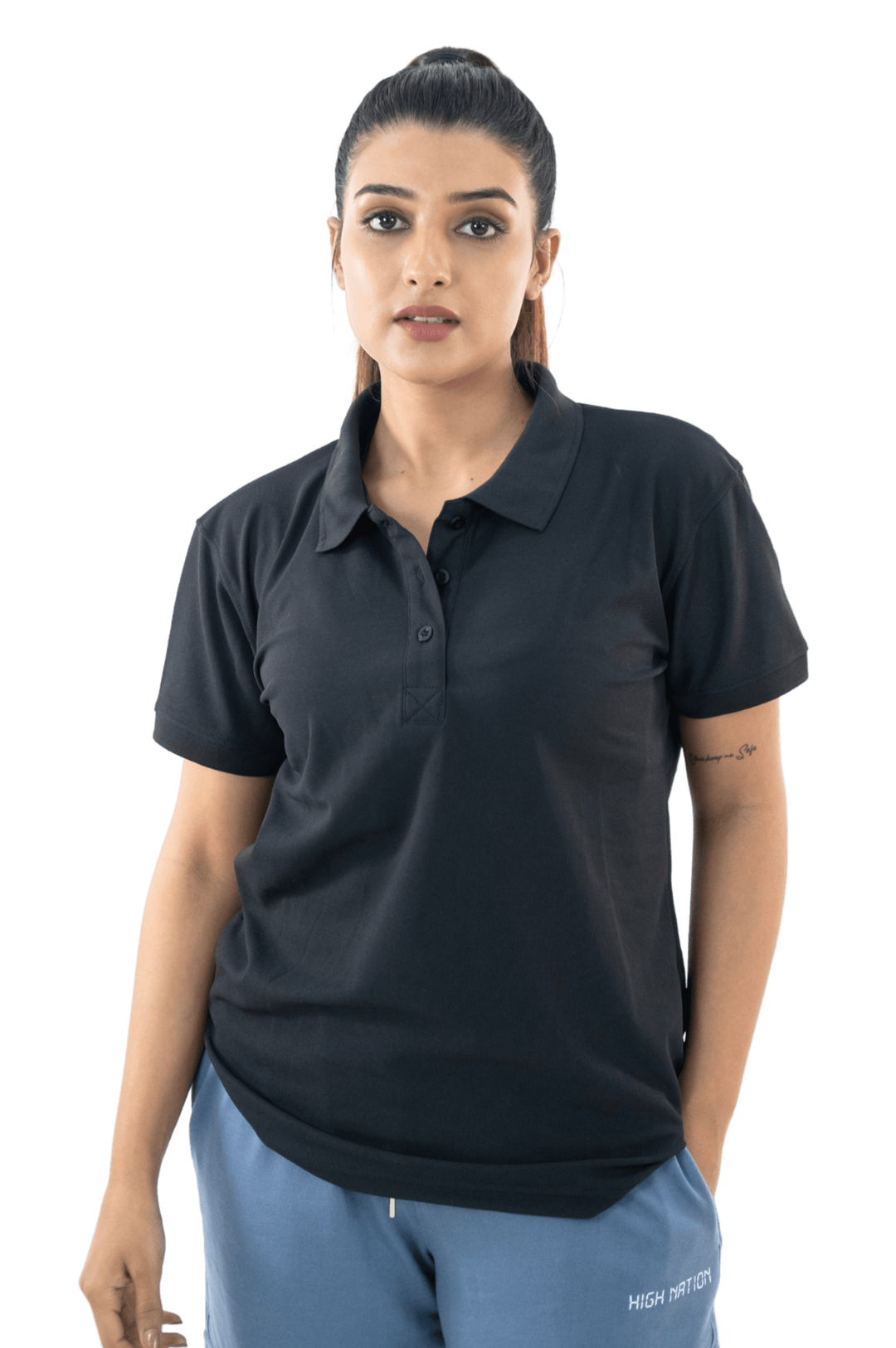 Black Mars Polo Tee - HNAthleisure