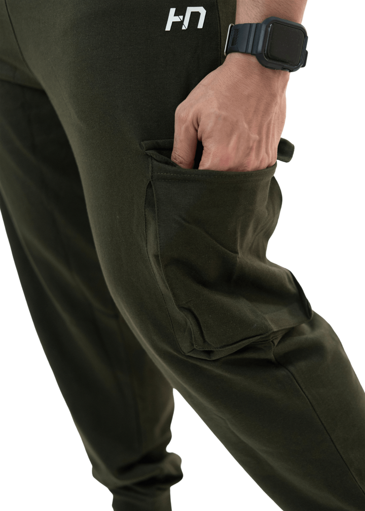 Olive Green The Ultimate Cargo Joggers - HNAthleisure