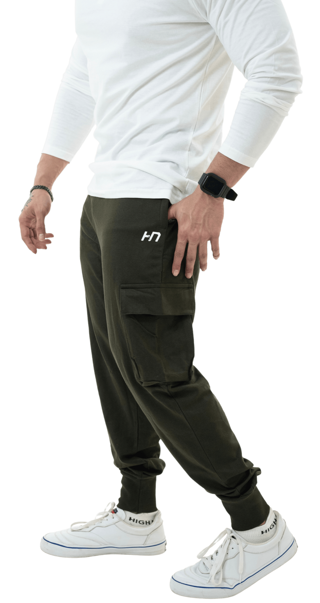 Olive Green The Ultimate Cargo Joggers - HNAthleisure