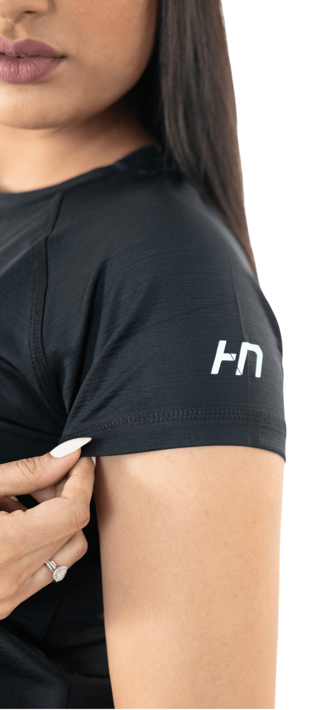 SOuLL Active Black Half Sleeves T-Shirt - HNAthleisure
