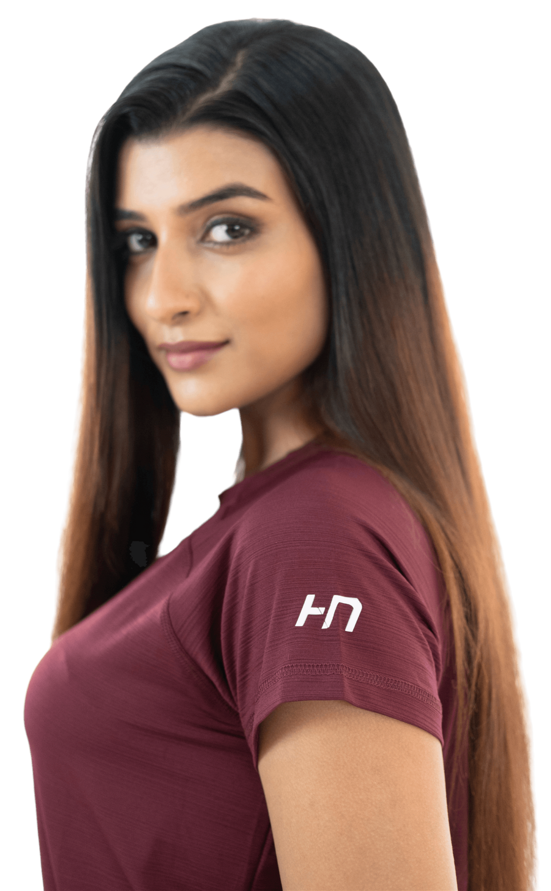 SOuLL Active Wine Red Half Sleeves T-Shirt - HNAthleisure